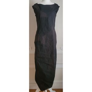 Rundholz Chic Black Bubble Maxi Dress Structured Statement